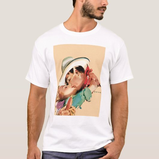 Romantic Cowboy T-shirt (Voorkant)
