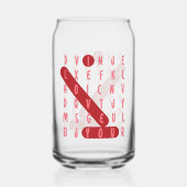 Romantic Cup Blikvorm Glas (Voorkant)