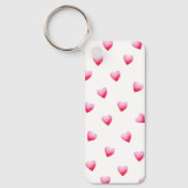 Romantic Cute Red Heart Valentijnsdag Sleutelhanger (Voorkant)