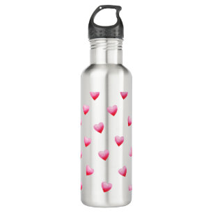 Romantic Cute Red Heart Waterfles
