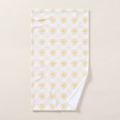 Romantic Daisies Ditsy Floral Pattern Trendy Bath Bad Handdoek (Handdoek)