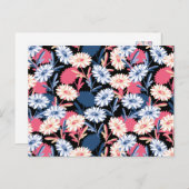 Romantic Daisy Flower in the Night Briefkaart (Voorkant / Achterkant)