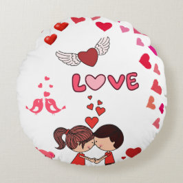 Romantic Decorative Cushion Rond Kussen