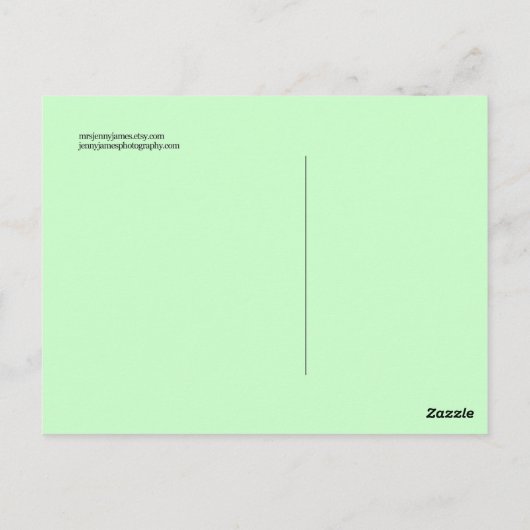 Romantic Deer Briefkaart (Achterkant)