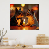 Romantic Dinner Poster (Keuken)