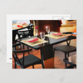 Romantic Dinner voor Twee Briefkaart (Voorkant / Achterkant)