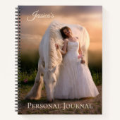 Romantic Dream Horse Spiral Notitieboek (Voorkant)