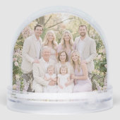 Romantic Dusty Blue Floral Family Monogram MH26 (Arrière)