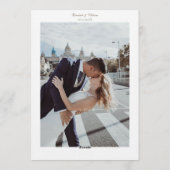 Romantic Dusty Rose Regency Botanical Cameos Kaart (Achterkant)