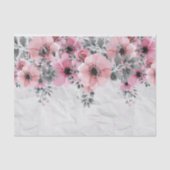 Romantic Elegant Antiek Floral-ontbinding Tissuepapier (Voorkant)