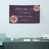 Romantic Elegant Daisy Wedding Banner (Beurs)