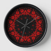 Romantic, Elegant Damask Red Gothic (Voorkant)