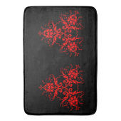 Romantic, Elegant  Damask Red Gothic Badmat (Voorkant Verticaal)