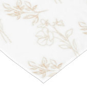 Romantic Elegant Pastel Pink Floral Pattern Spring Tafelkleed (Gekanteld)