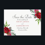 Romantic Elegant Rose rouge Enregistrer la carte d<br><div class="desc">Romantique Elegant Rose rouge Enregistrer la carte de date Moderne Elégant simple romantique mariage Rose rouge,  Rose rose,  Rouge Floral Mariage,  Rose Floral Mariage Correspondance collection dans Niche and Nest store.</div>