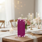 Romantic Elegant Wedding Ceremony Program Programma