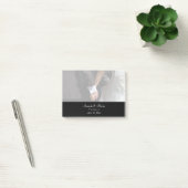 Romantic en Elegant Wedding Couple Holding Hands Post-it® Notes (Kantoor)
