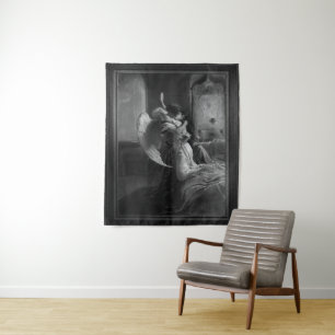 Romantic Encounter van Mihaly von Zichy Wandkleed