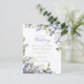 Romantic Eucalyptus & Lavender Weddenschap (Staand voorkant)