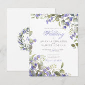 Romantic Eucalyptus & Lavender Weddenschap (Voorkant / Achterkant)