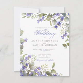 Romantic Eucalyptus & Lavender Weddenschap