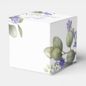 Romantic Eucalyptus & Lavender Weddenschap Box Bedankdoosjes (Achterkant)