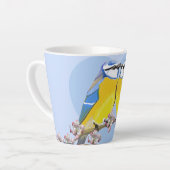 Romantic Eurasian Chikadee Latte Mug (Angle gauche)