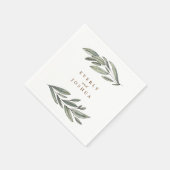 Romantic Evergreen Servet (Hoek)