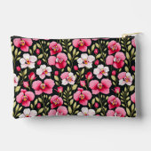 Romantic Exquisite Colorful Botanical Pink Etui (Achterkant)