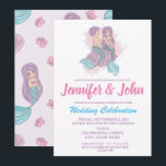 Romantic Fairy Tale Sirène Faire-part de mariage<br><div class="desc">Un romantique conte de fées sirène et carte de faire-part de mariage merman pour rendre votre mariage mémorable. Vous pouvez le customiser et modifier le texte pour adapter vos propres détails mariages en cliquant sur le bouton "personnaliser". Modifiez la couleur de la police ou de la police en cliquant sur...</div>