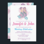 Romantic Fairy Tale Sirène Faire-part de mariage<br><div class="desc">Un romantique conte de fées sirène et carte de faire-part de mariage merman pour rendre votre mariage mémorable. Vous pouvez le customiser et modifier le texte pour adapter vos propres détails mariages en cliquant sur le bouton "personnaliser". Modifiez la couleur de la police ou de la police en cliquant sur...</div>