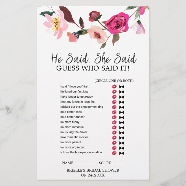 Romantic Fairytale kreet: "Hij zei dat ze zei dat  (Voorkant)