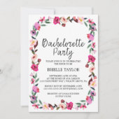 Romantic Fairytale partij: Bachelorette Kaart (Voorkant)