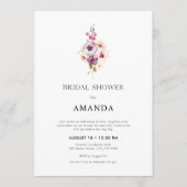 Romantic Fine Art Bridal Shower Invitation (Devant)
