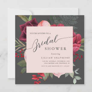Romantic Floral Bouquet Vrijgezellenfeest Kaart