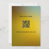 Romantic Floral Butterfly Save the Date Kaart (Achterkant)