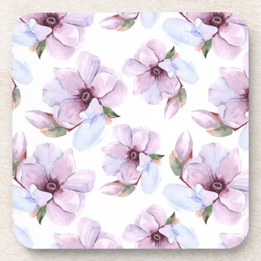 Romantic Floral Pattern Bier Onderzetter (Voorkant)