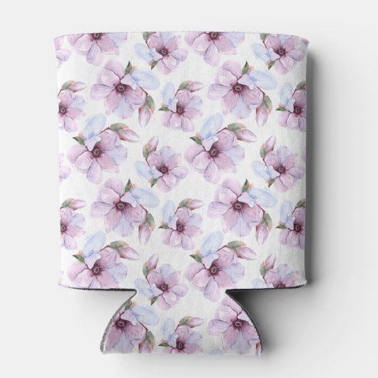 Romantic Floral Pattern Blikjeskoeler (Achterkant)