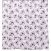 Romantic Floral Pattern Douchegordijn (Voorkant)