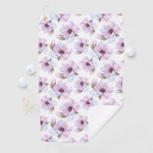 Romantic Floral Pattern Golfhanddoek (Insitu)