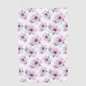 Romantic Floral Pattern Golfhanddoek (Voorkant)
