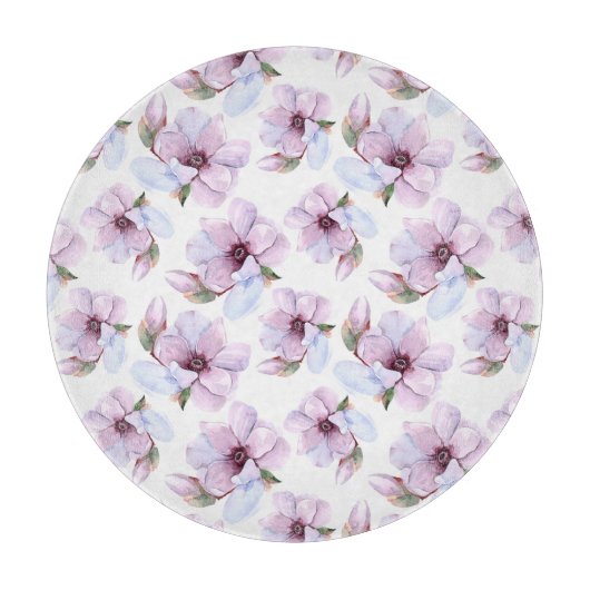 Romantic Floral Pattern Snijplank (Voorkant)