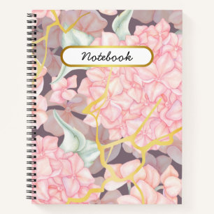 Romantic Floral Pink Notitieboek