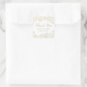 Romantic Floral Wedding Dank je wel voor Stickers (Tas)