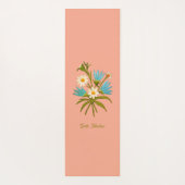 Romantic Flower – Botanical Fantasy Bouquet Pillow Yogamat (Achterkant)