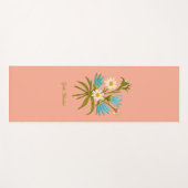 Romantic Flower – Botanical Fantasy Bouquet Pillow Yogamat (Voorkant (horizontaal))