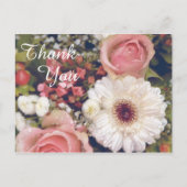 Romantic Flower Bouquet bedankt Briefkaart (Voorkant)
