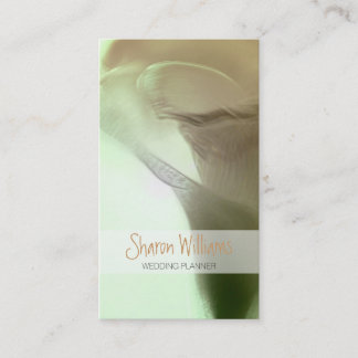 Romantic Flower Detail Visitekaartje