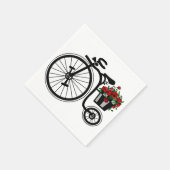 Romantic  Flowers Bike - Servet (Hoek)