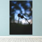 Romantic Flowers – Botanical Fantasy Boho Canvas Afdruk (Insitu (Houten vloer))